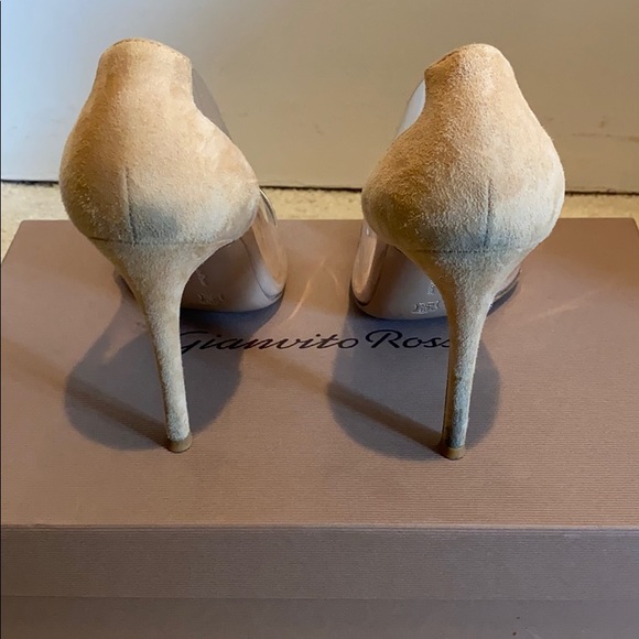 Gianvito Rossi Plexi pump, gold size 36.5 - Picture 2 of 6